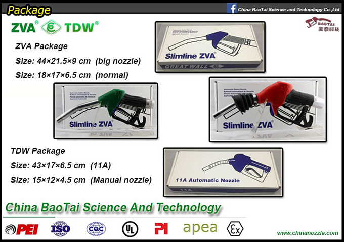 Zva DN32 Fuel Dispense Nozzle for Gas Station Petrol Pump - China